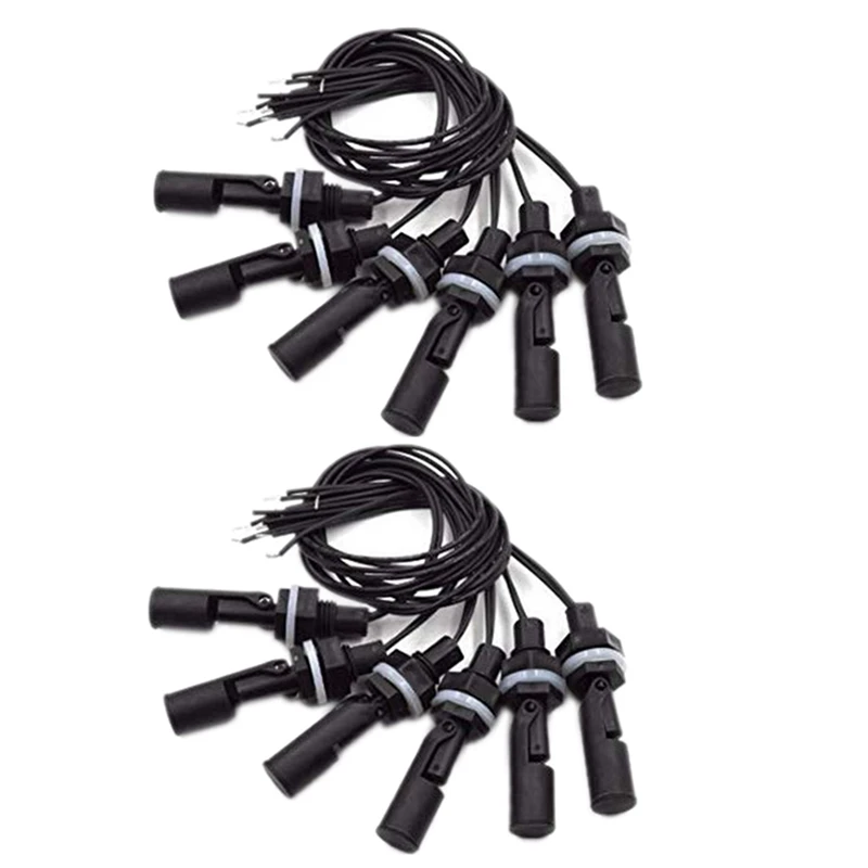 

12 Pieces Side Mounted Horizontal Liquid Float Switch Water Level Sensor