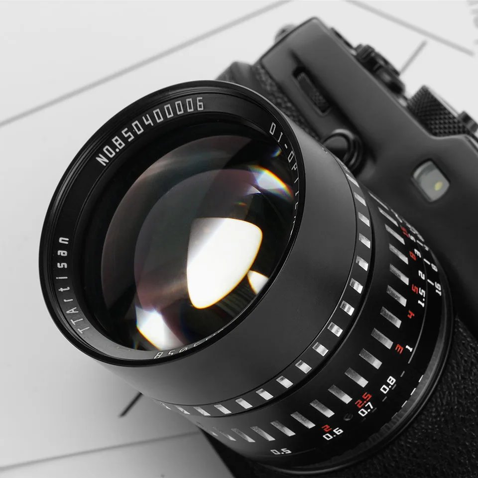 Фото TTArtisan APS-C 50 мм F0.95 Портретный объектив с большой диафрагмой MF Prime Lens для Sony E A6000 A7 III Fuji X-A1 Canon M5 R5 Nikon Z50 №5