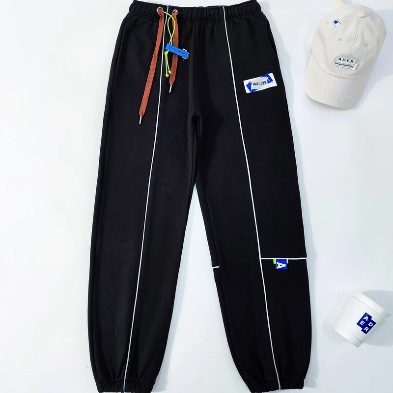 

Reflective Strip Ader Error Fashion Sweatpants Men 1:1 Best Quality Adererror Women Pants Trousers Mens Hip Hop Clothing