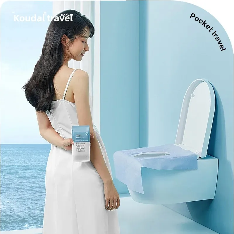 Одноразовое покрытие на сиденье унитаза для женщин Стикеры путешествий