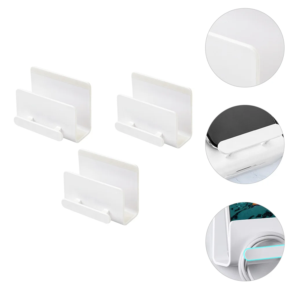 

3Pcs Great Simple Self-adhesive Wall Bracket Wall Mount Holder