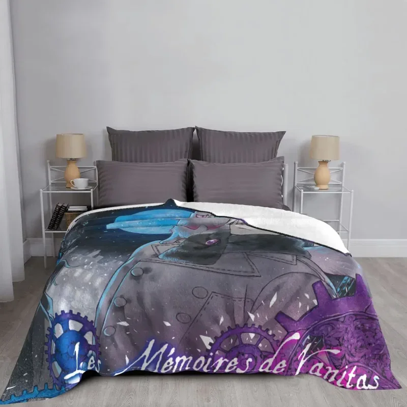 Одеяла с рисунком аниме потенциозное исследование ванитас бархатные легкие
