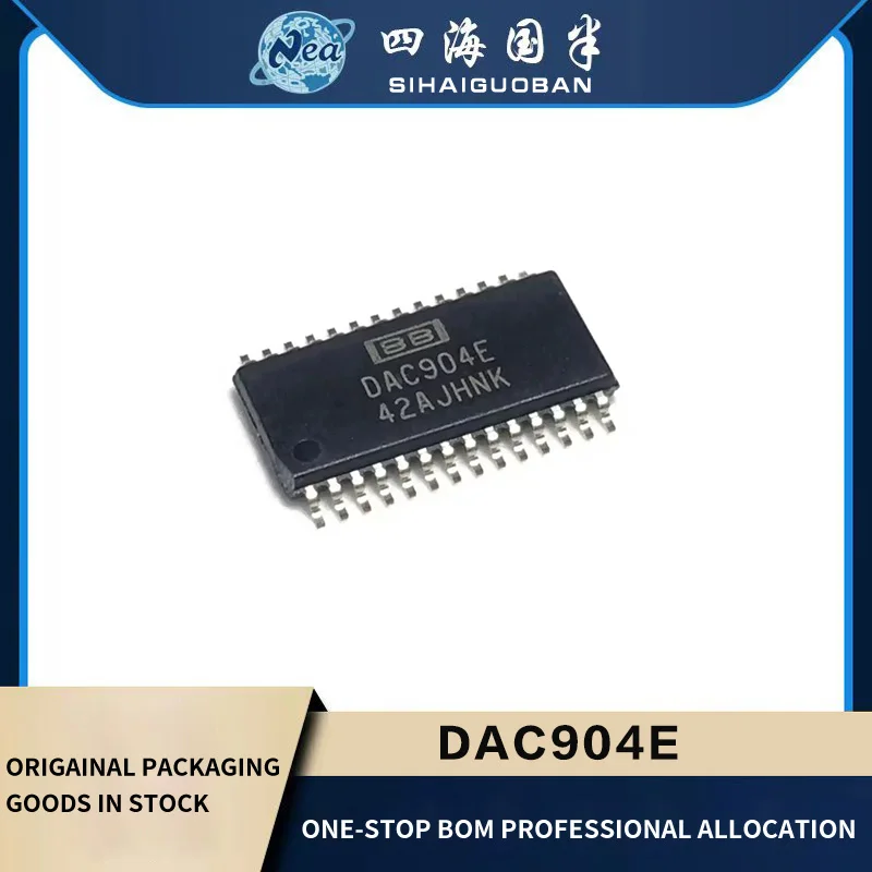 

1PCS New Packaging DAC900E DAC904E TSSOP28 DAC908E 165-MSPS Digital-to-Analog Converter (DAC)