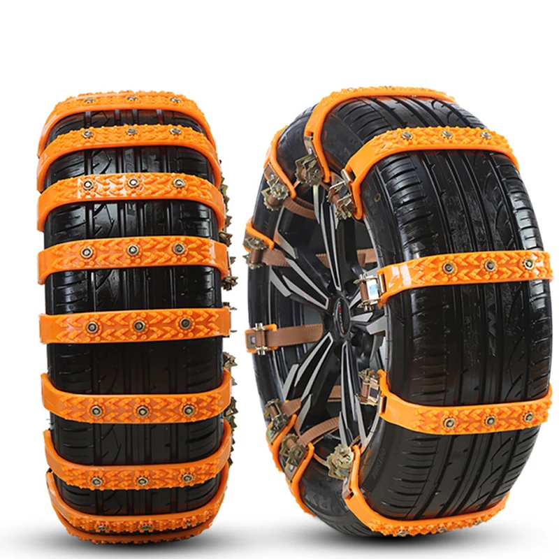 

Winter Anti-skid Car Truck Wheels Tyre Tire Snow Ice Chains Belt Universal Vehicles SUV Wheel Chain Mud Road Emergency Chain 1Pc