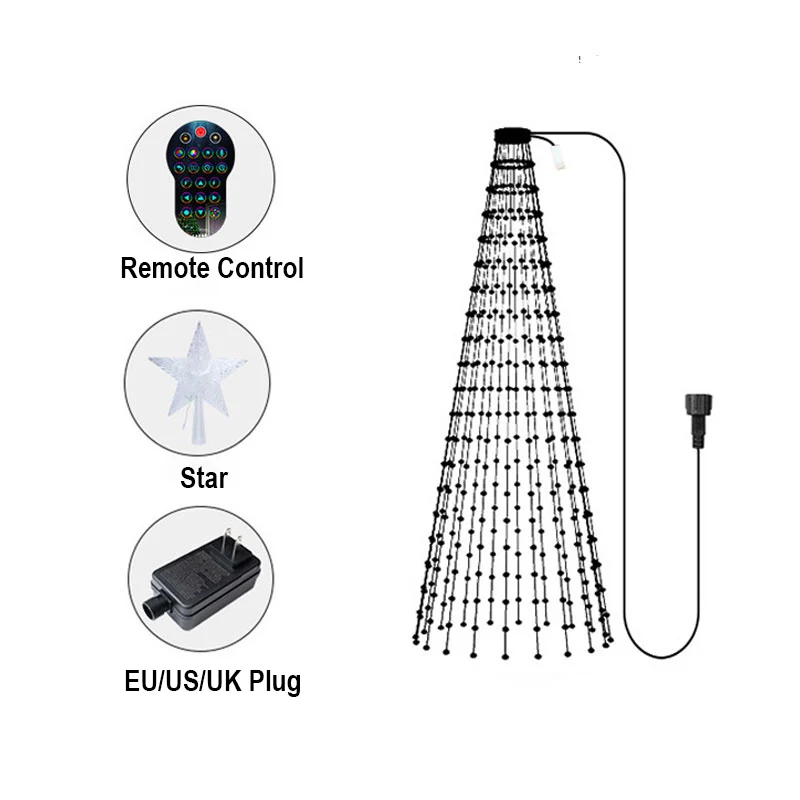 

Светодиодные гирлянды SAGE LU MEI Smart Tree Lights Dream RGB 400шт