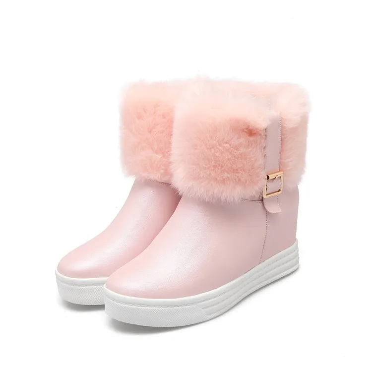 

Ботильоны Женские однотонные с круглым носком, полусапожки для подъема внутри, большой размер 9/10/12