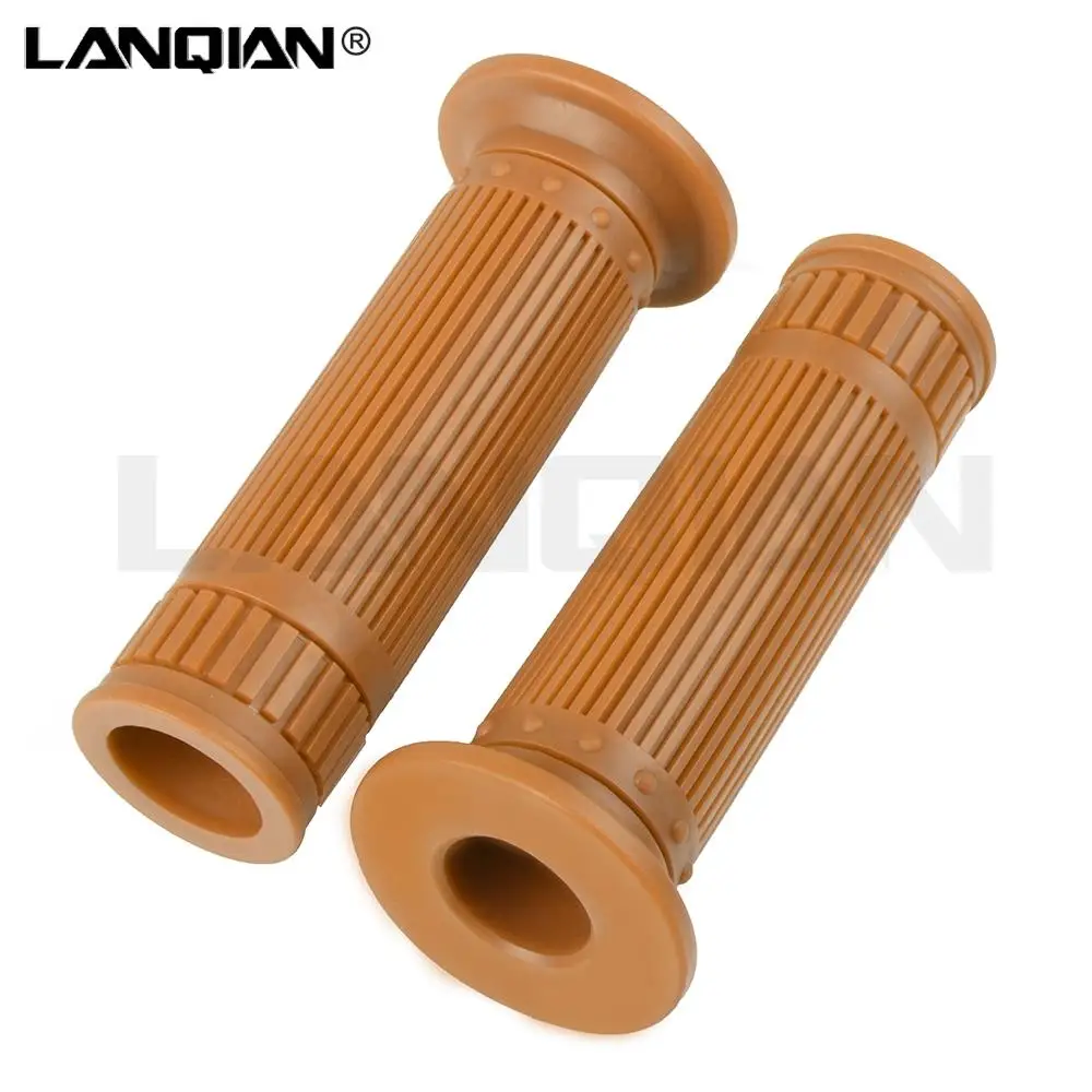 Резиновые Нескользящие ручки 1 пара для мотоцикла аксессуары езды на мотоцикле 25