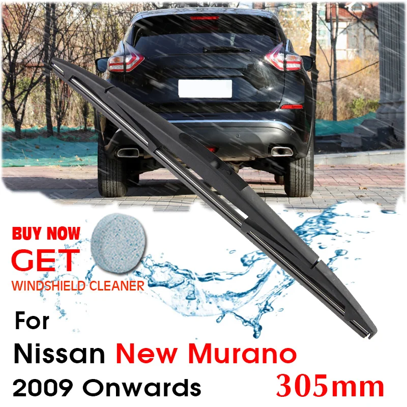 

Car Wiper Blade Rear Back Window Windscreen Windshield Wipers For Nissan New Murano Hatchback 305mm 2009Onwards Auto Accessories