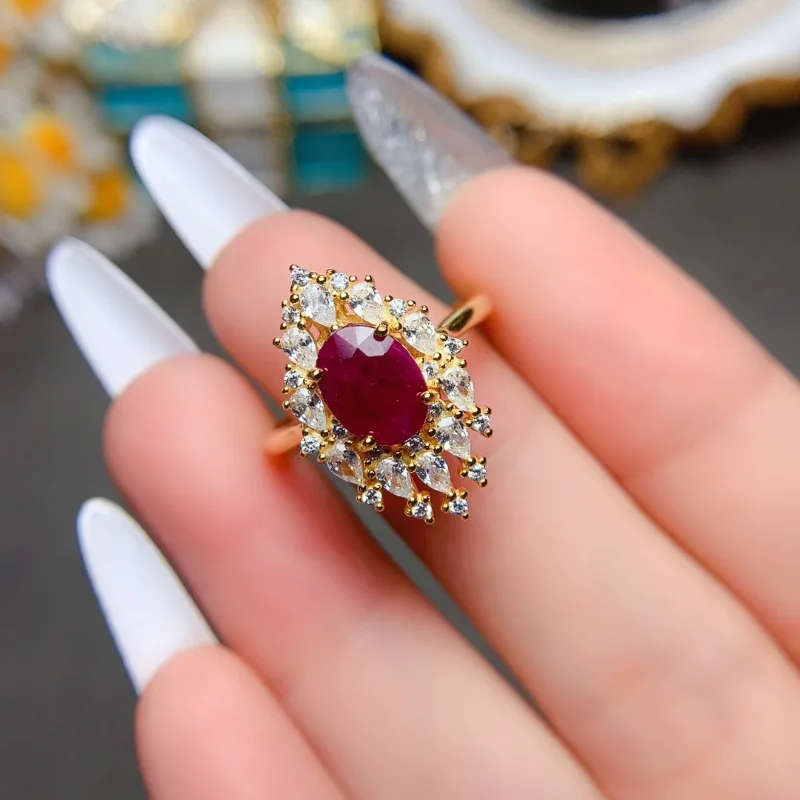 Женское кольцо обещания ювелирных изделий из серебра