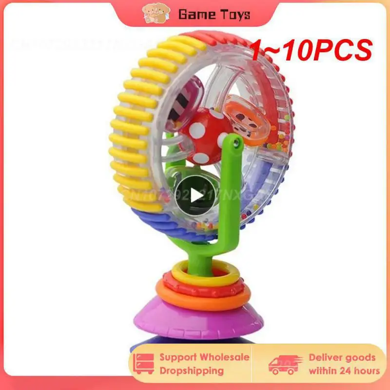 

1~10PCS Baby Toy Three-color Model Rotating Ferris Wheel Stroller Dining Chair Educational Toys For Baby Gift