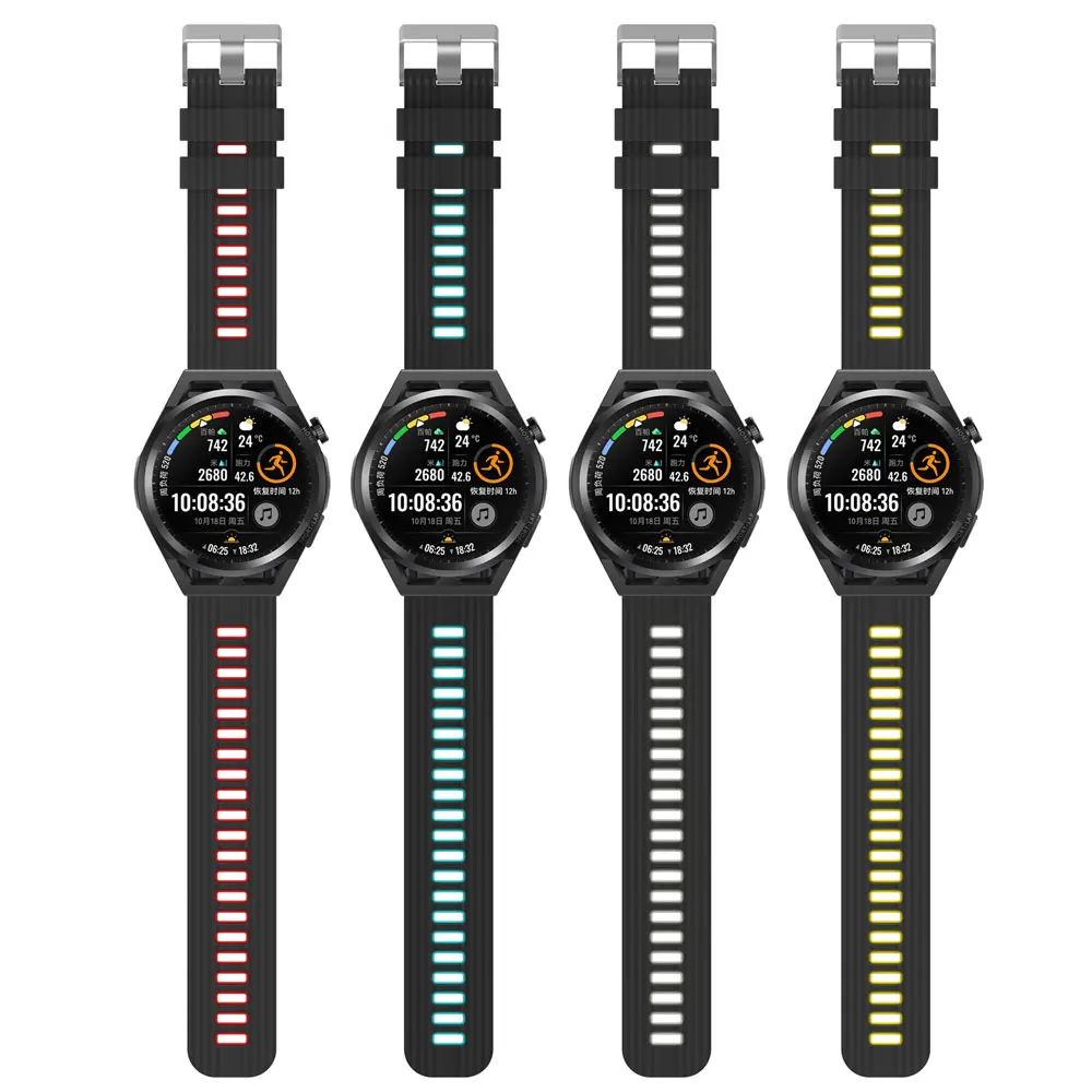 Original Silicone Watchband For Huawei watch GT Runner Smartwatch Strap For watch GT3 46MM 42mm GT2 Por GT Watchband Bracelet
