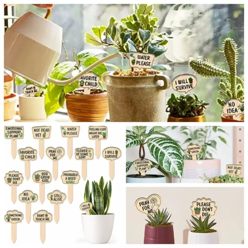 15 шт. водонепроницаемые ярлыки для садовых растений