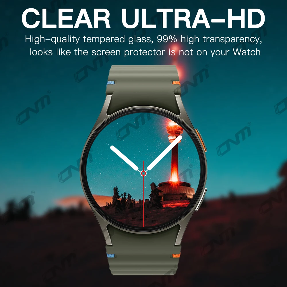 Защита экрана для Samsung Galaxy Watch 7 6 5 Series быстросъемная стеклянная пленка с защитой
