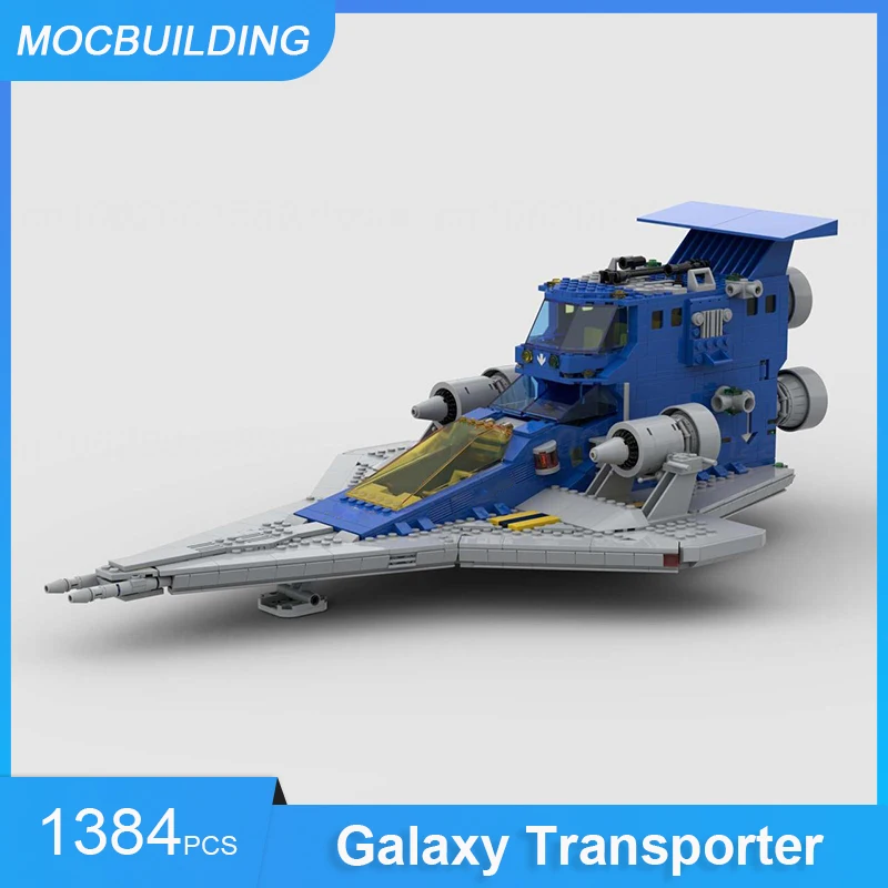 

MOC Building Blocks Galaxy Transporter Model DIY Assemble Bricks Space Educational Creative Children Toys Xmas Kid Gifts 1384PCS