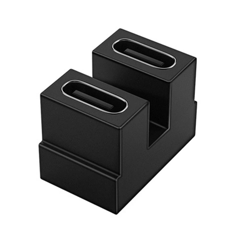USB C адаптеры U-образный адаптер с прямым углом Тип Женский к Type Мужской 40 Гбит/с