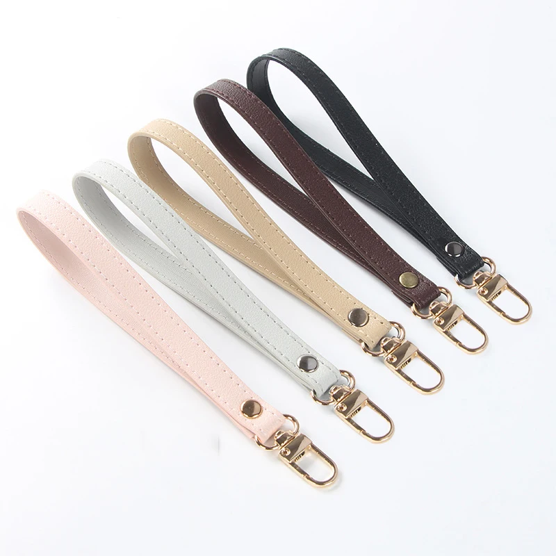 

Bag Wrist Strap New 1.2cm Wide PU Leather Shoulder Bag Strap Handles Adjiustment Purse Handle For Handbag Belts Bag Accessories