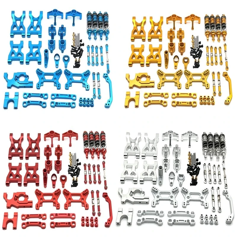 

WLtoys 1/10 104072 автомобильные аксессуары с дистанционным управлением, металлический обновленный поворотный кронштейн, рулевая тяга, Набор чашек