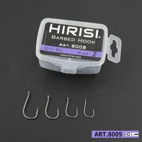 100pcs coating high carbon stainless steel micro barbed fish hook carp fishing hooks 8009 fishing tool accessories