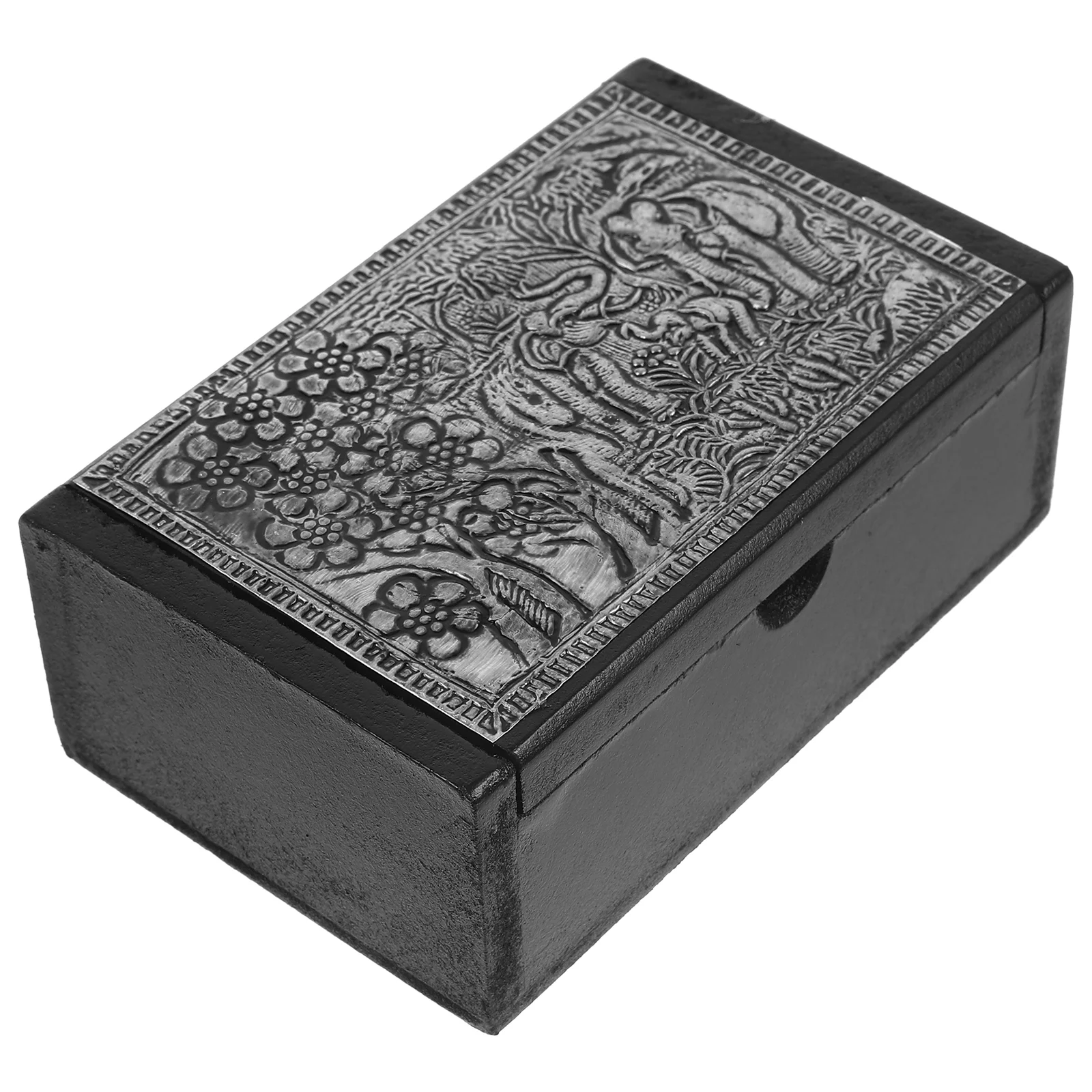 

Card Box Recipe Holder Storage Case Small Container Kitchen Menu Wooden Cookbook