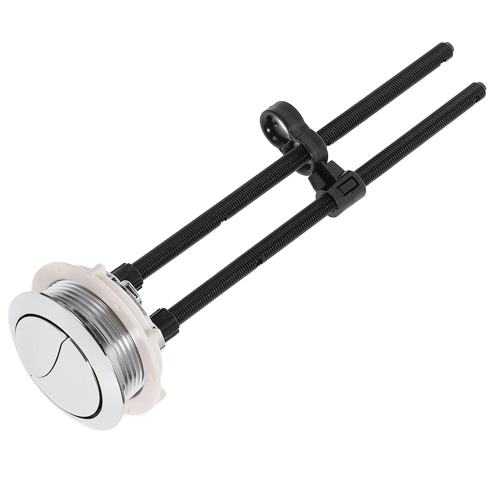 

Component Durable Toilet Tank Button Bathroom Switch Round Double Accessory Practical