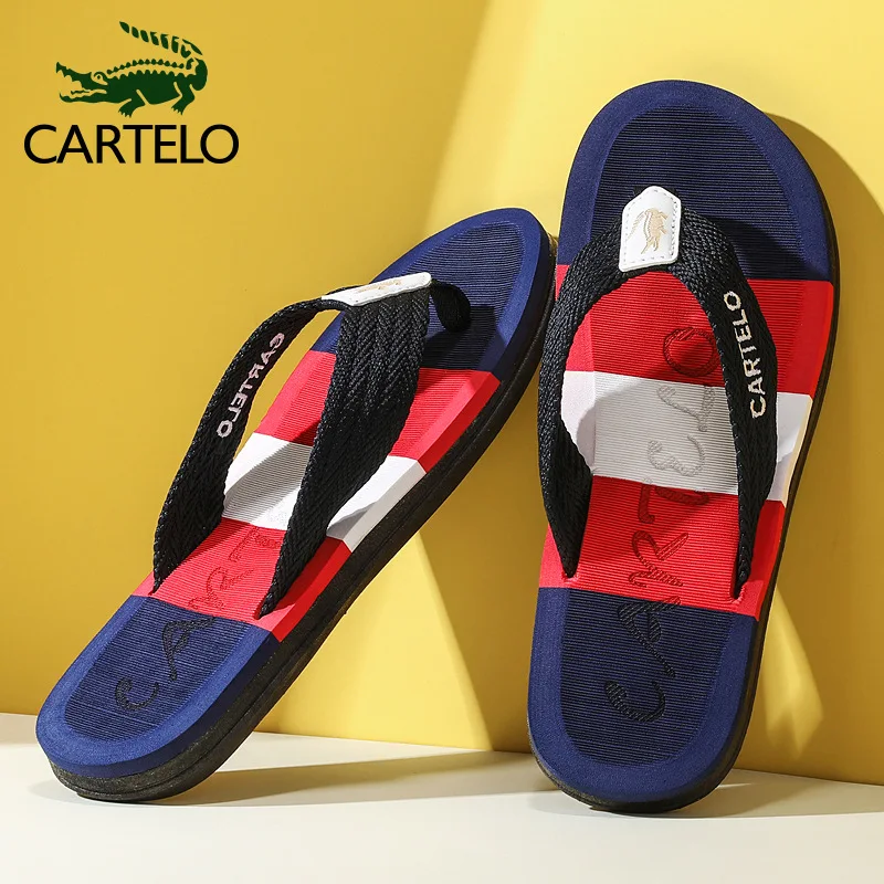 

Catilo crocodile summer outdoor sandals men's comfortable anti-skid waterproof flip flops outdoor beach shoes 005