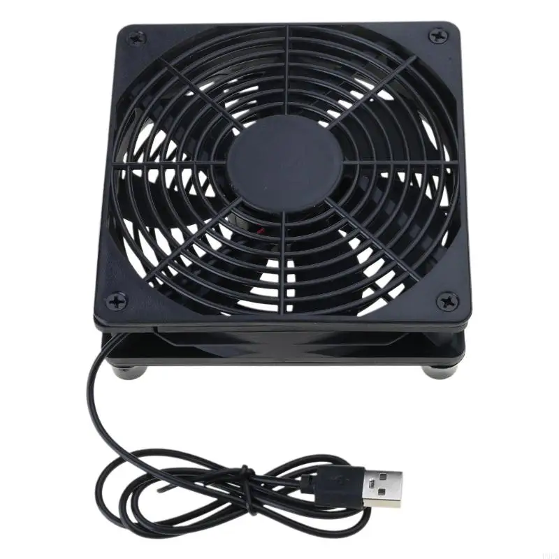 Фото P9FA Compact DC5V 120 мм USB -охлаждающий вентилятор для модема маршрутизатора DVR Box №3