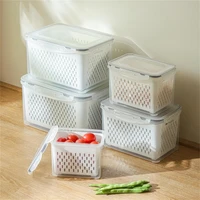 good practical food grade refrigerator storage box food container for office food sealed container vegetable fruit box