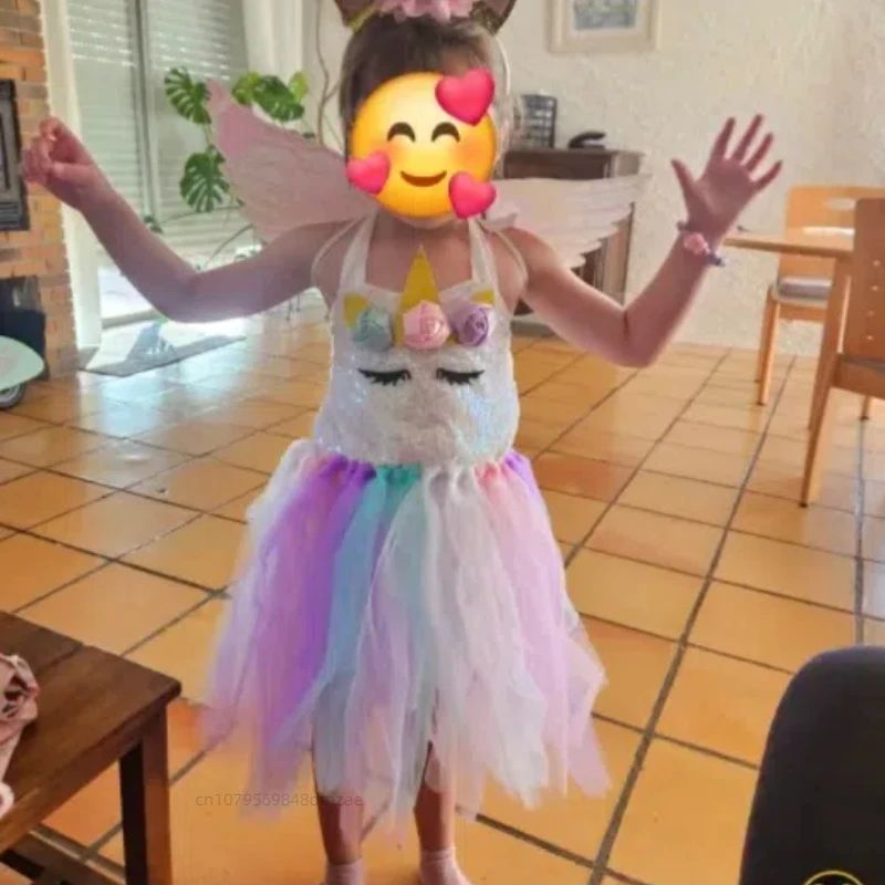 Платье-пачка с единорогом для косплея праздничное платье выступлений