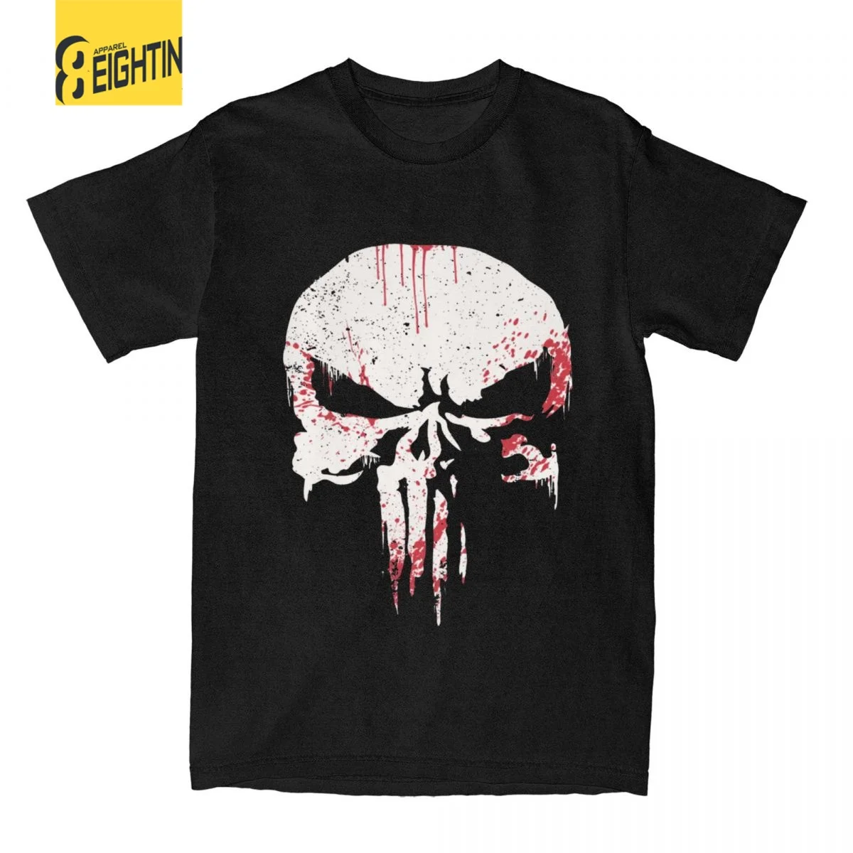 

Marvel Tee Punisher Man Women T-Shirt Short Sleeve Print Tshirt Supper Hero Fitness Streetwear Mori Skull Ladies Graphic T Shirt