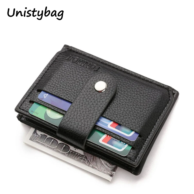 Unistybag, сумка для кредитных карт, деловой кошелек для мелочи, мужской тонкий кошелек для мелочи, мягкий кошелек для мелочи
