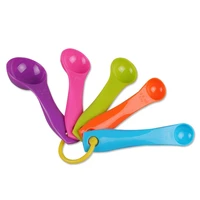 5pcsset plastic measuring spoons multicolor measuring cup food grade kitchen measuring spoons kitchen scales kitchen tools