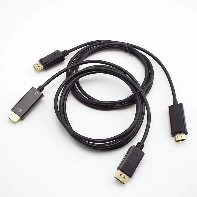 

4K 30Hz or 1080p DP to HDMI-compatible male to male CableDisplayPort to M HD Adapter Video Audio for PC HDTV Projector Laptop