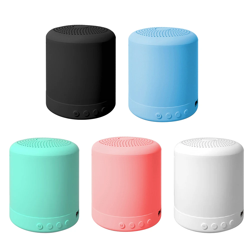 

Мини Bluetooth-колонка, TF USB, беспроводной портативный музыкальный аудиоплеер, MP3, FM, AUX, стерео, громкий динамик, сабвуфер