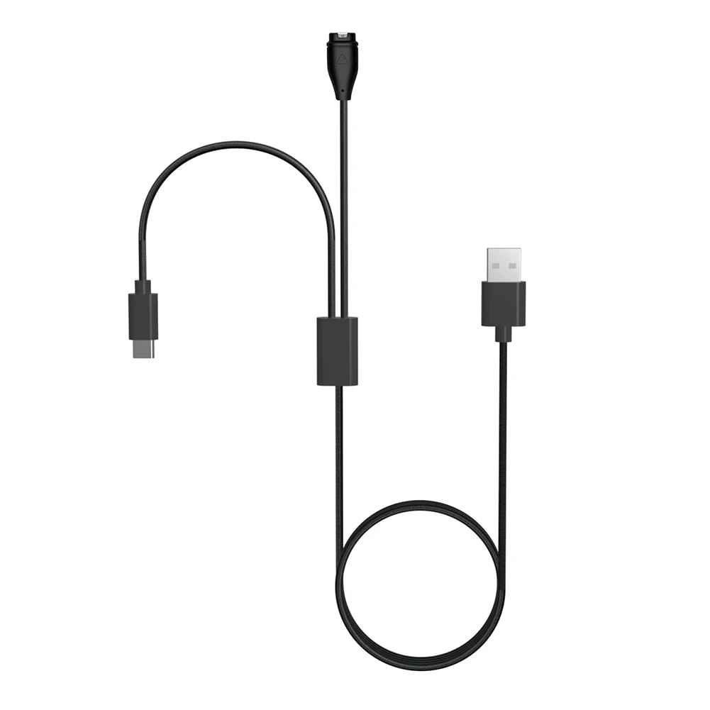 

2 in 1 Type C PD Charging Cable Watch Charger for Garmin 7 7S 6X 5S Venu2 Swim2 for Garmin Fenix 5S/5S Plus/5/5 Plus/5X/5XPlus