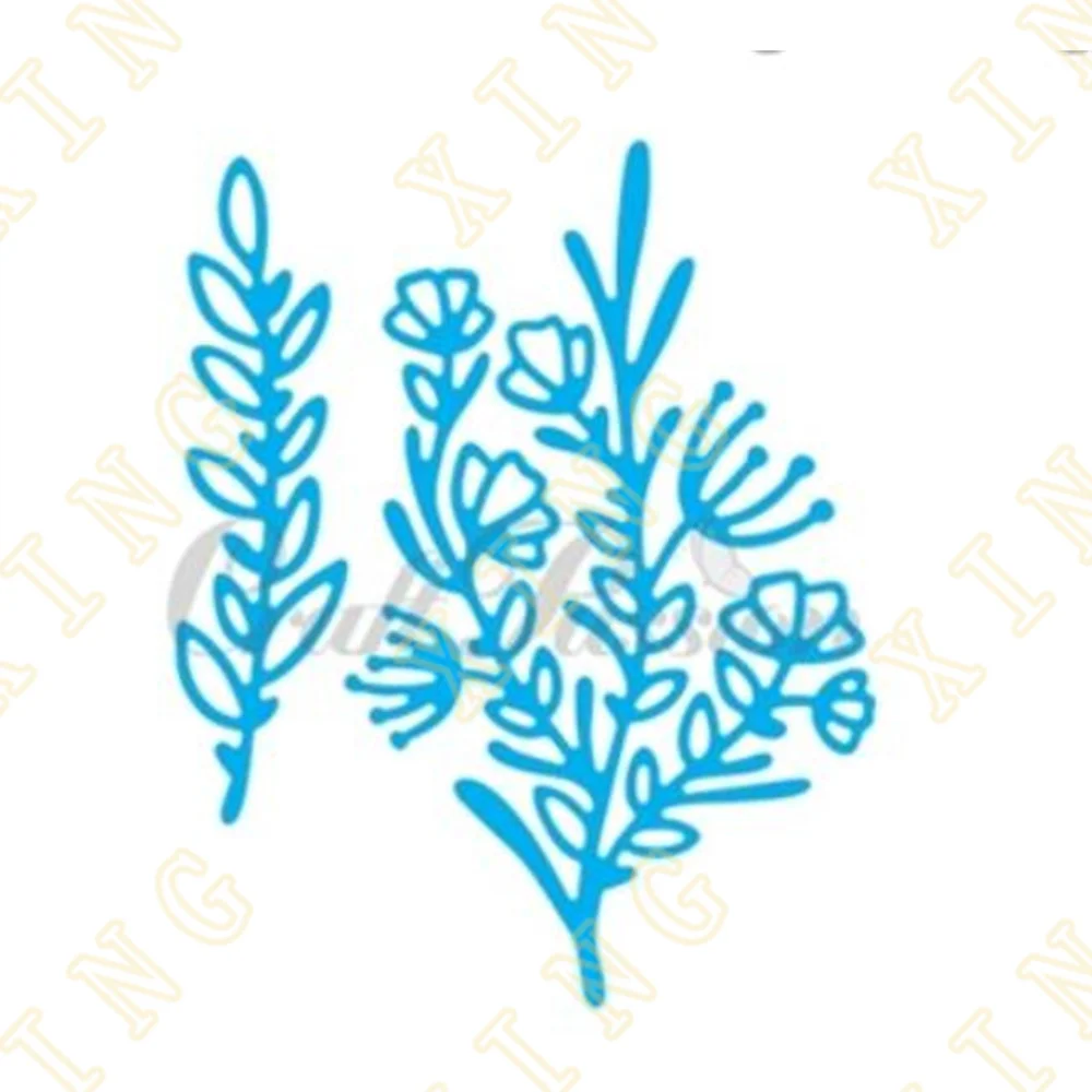 

Leaves Branch 2022 Newest Metal Cutting Dies Scrapbook Diary Decoration Stencil Embossing Template Diy Greeting Card Handmade