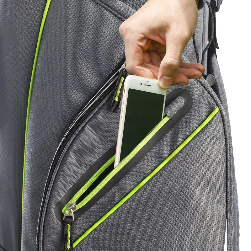 Ultra-Lite Cart Bag - Grey/Lime