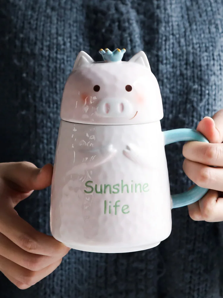 Большая Керамическая кофейная кружка Jumbo, чайная чашка, большая модель, с ручкой, синяя для посудомоечной машины и микроволновой печи SafeKK60MKQ