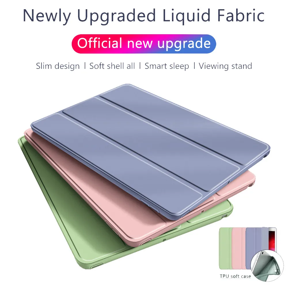 

ZOYU For iPad 10.2 8th 2018 2017 9.7 Mini 5 2021 Pro 11 10.5 10.9 Air 3 4 Smart Cover Funda For iPad 2020 5th 6th 7th Generation