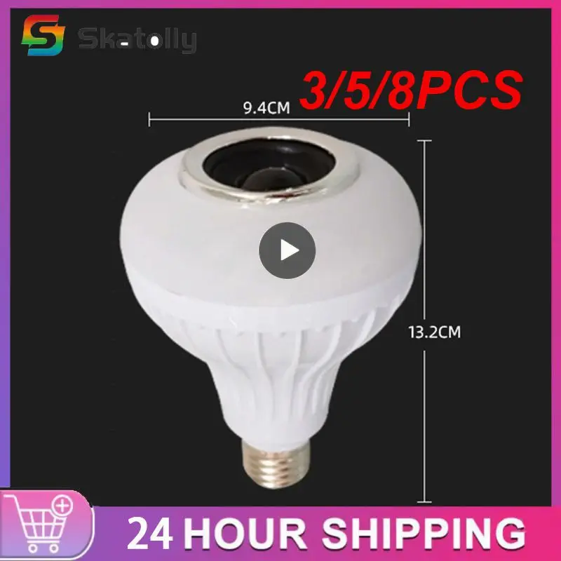

3/5/8PCS Music Stage Light Wireless Led Light Smart Life App Control Support Music Light Bulb Dimmable Infrared Remote
