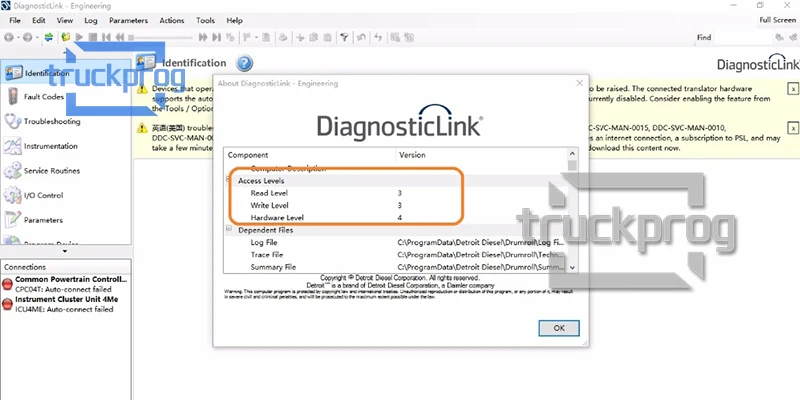 

for Detroit Diesel Diagnostic Link DDDL 8.04 +CF C2 LAPTOP