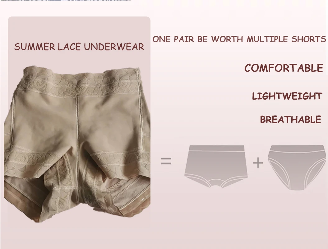 Low Rise Butt Lift Shorts Lace Fajas  Colombianas Unserwear Shape Sexy Body Women's Body Shaper Buttlifter