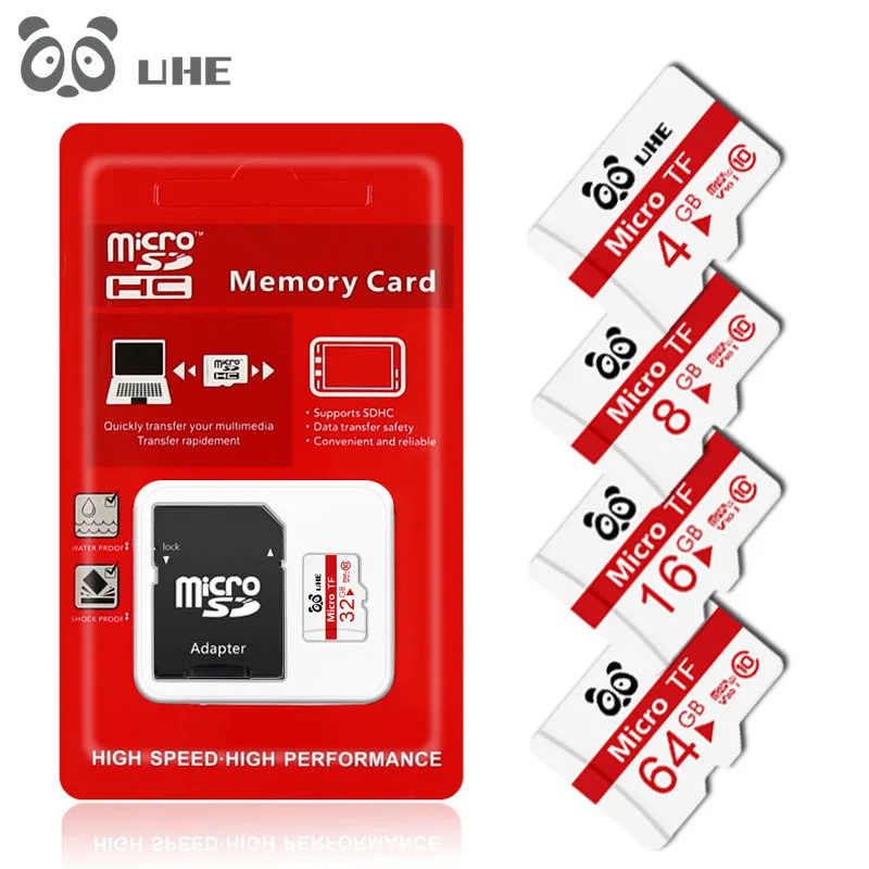 Фото Карта памяти Micro Sd, класс 10, 64 ГБ, 32 ГБ, 16 ГБ, 8 ГБ, 4 Гб, TF №2