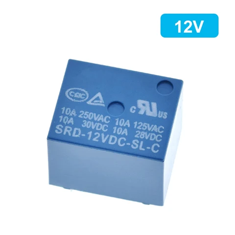 Relés SRD-03VDC-SL-C SRD-05VDC-SL-C SRD-06VDC-SL-C SRD-09VDC-SL-C SRD-12VDC-SL-C 3V 5V 6V 9V 12V 24V 48V 10A 250V 5pin