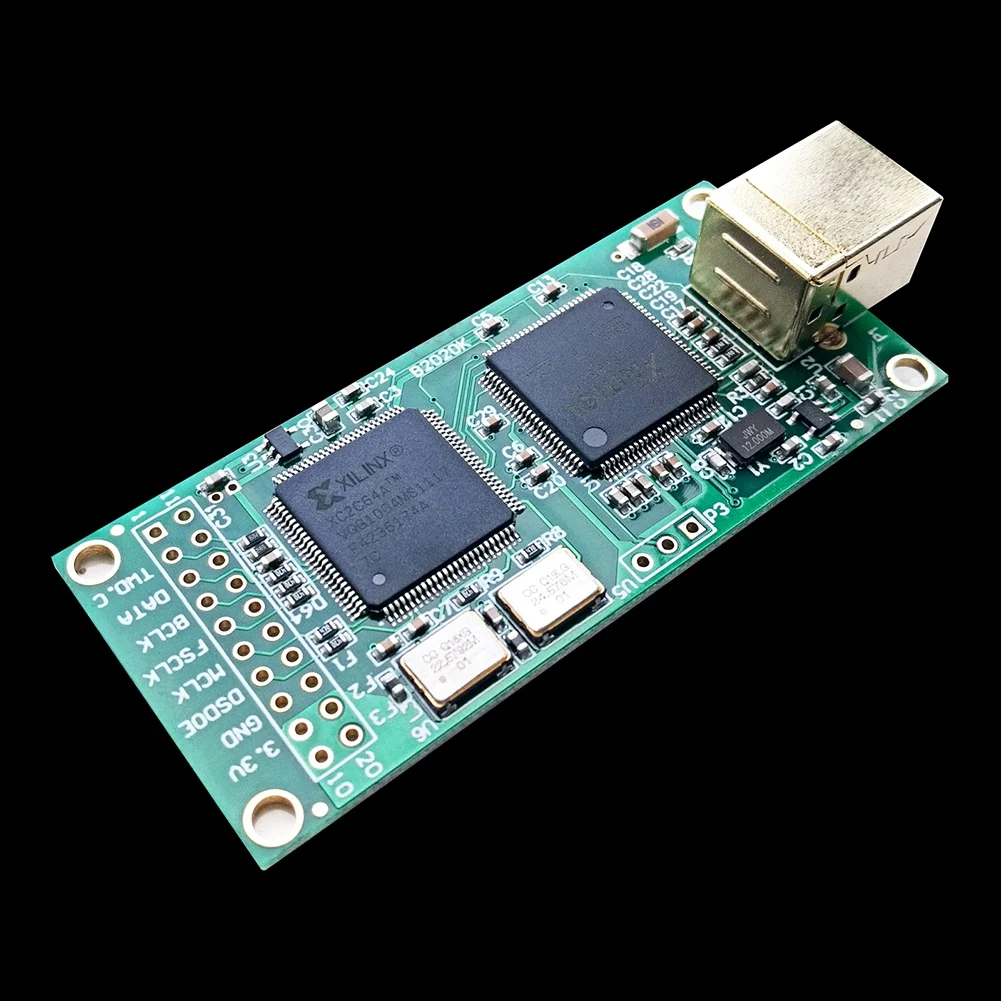 Модуль Amanero Combo384 DSD512/PCM384 32 бит для декодеров AK4497 ES9038 AK4493 (стандартный кристалл)