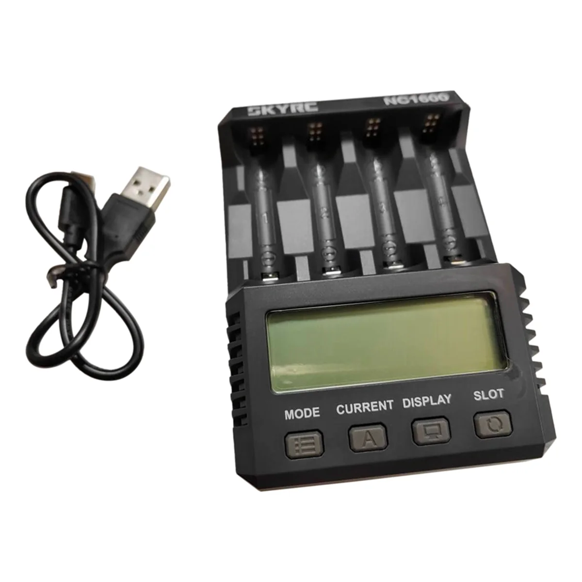 SKYRC NC1600 Зарядное устройство NiMH NiCr аккумуляторов AA/AAA с анализатором Портативное
