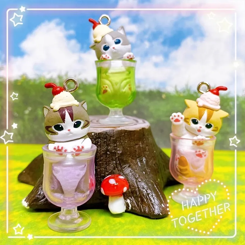 Bandai оригинальные 5 шт. Gashapon mofusand 건んマ 바ー Kır Toys For Kids Gift Коллекционная модель