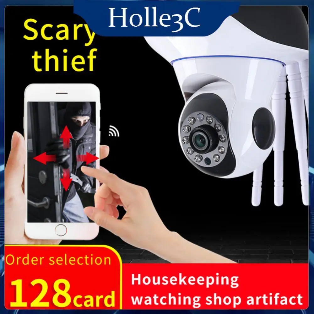 

Night Vision Surveillance Camera Wireless Baby Monitor 720p 5 Antenna Ip Camera Smart Home