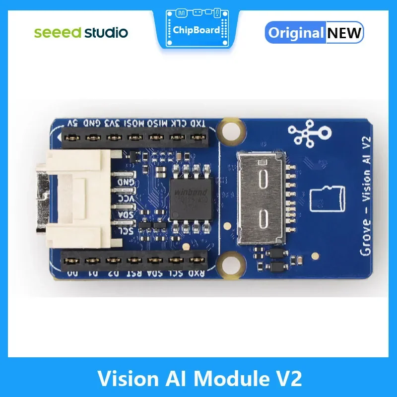 Модуль AI Grove-Vision V2-Arm Cortex-M55 и Ethos-U55 поддержка TensorFlow PyTorch Arduino Raspberry Pi Seeed Studio XIAO
