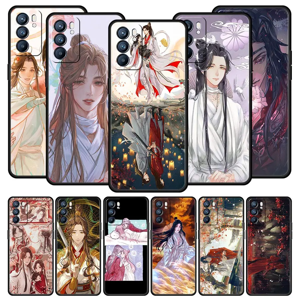 

TGCF Heaven Official’s Blessing Phone Case For Oppo Find X5 A54 A53 A52 A9 2020 A15 A95 A16 A76 A74 Reno7 SE Reno6 Pro 5G Cover