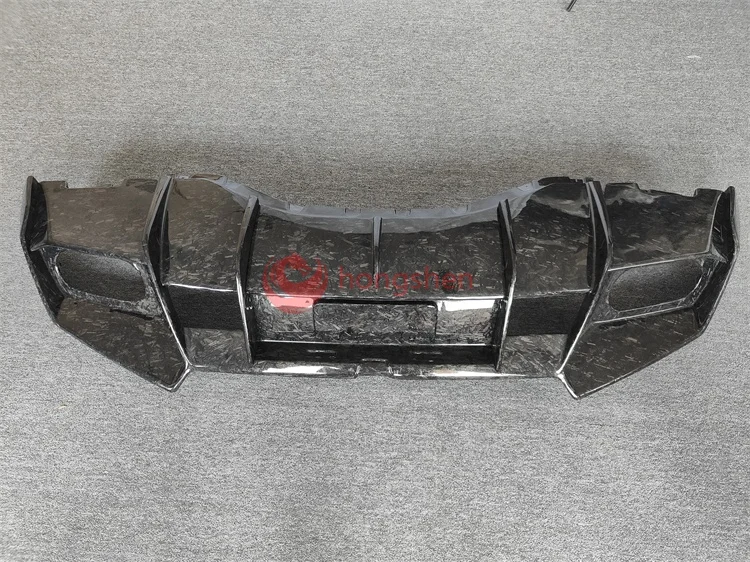 Высококачественный M-образный кованый задний диффузор из углеродного волокна